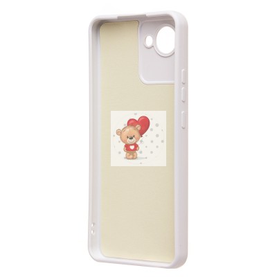 Чехол-накладка для Realme C30 (белый) Activ Full Original Design