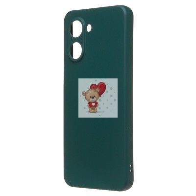 Чехол-накладка для Realme C33 (темно-зеленый) Activ Full Original Design