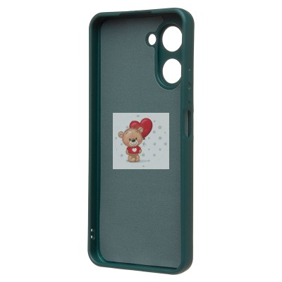 Чехол-накладка для Realme C33 (темно-зеленый) Activ Full Original Design