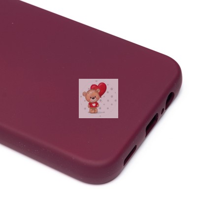 Чехол-накладка для Samsung A14 4G (бордовый) Activ Full Original Design