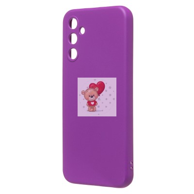 Чехол-накладка для Samsung A14 4G (фиолетовый) Activ Full Original Design