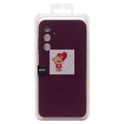 Чехол-накладка для Samsung Galaxy A25 5G (бордовый) Activ Full Original Design Чехол-накладка для Samsung Galaxy A25 5G (бордовый) Activ Full Original Design