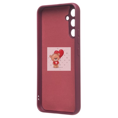 Чехол-накладка для Samsung Galaxy A34 (бордовый) Activ Full Original Design