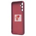 Чехол-накладка для Samsung Galaxy A34 (бордовый) Activ Full Original Design