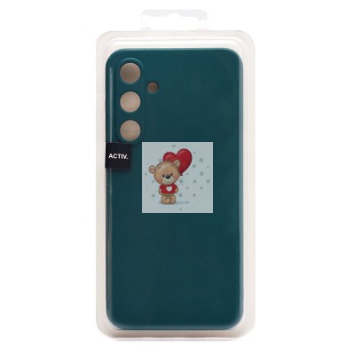 Чехол-накладка для Samsung Galaxy A55 (темно-зеленый) Activ Full Original Design