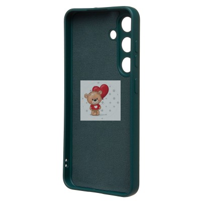 Чехол-накладка для Samsung Galaxy S24 (темно-зеленый) Activ Full Original Design