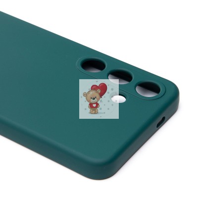 Чехол-накладка для Samsung Galaxy S24 (темно-зеленый) Activ Full Original Design