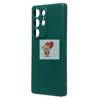 Чехол-накладка для Samsung Galaxy S25 Ultra (темно-зеленый) Activ Full Original Design