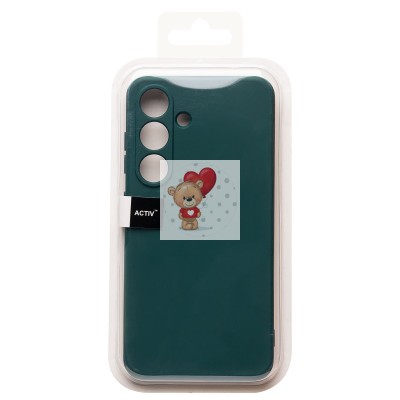 Чехол-накладка для Samsung Galaxy S25 (темно-зеленый) Activ Full Original Design