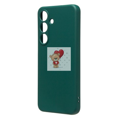 Чехол-накладка для Samsung Galaxy S25 (темно-зеленый) Activ Full Original Design