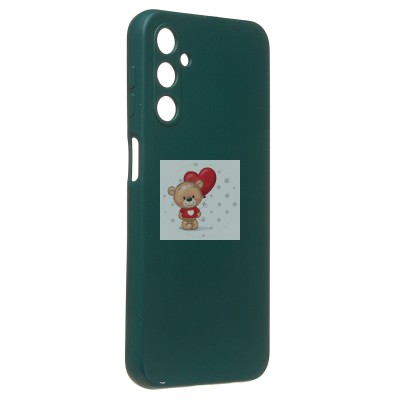 Чехол-накладка для Samsung  A245 Galaxy A24 4G (темно-зеленый) Activ Full Original Design