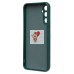 Чехол-накладка для Samsung  A245 Galaxy A24 4G (темно-зеленый) Activ Full Original Design