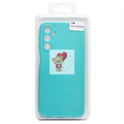 Чехол-накладка для Samsung  A245 Galaxy A24 4G (голубой) Activ Full Original Design