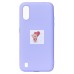 Чехол-накладка для Samsung A015 Galaxy A01 (светло-фиолетовый) Activ Full Original Design