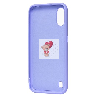 Чехол-накладка для Samsung A015 Galaxy A01 (светло-фиолетовый) Activ Full Original Design