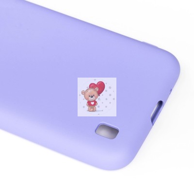 Чехол-накладка для Samsung A015 Galaxy A01 (светло-фиолетовый) Activ Full Original Design