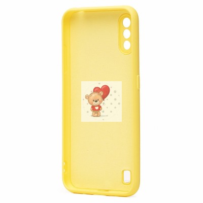 Чехол-накладка для Samsung A015 Galaxy A01 (желтый) Activ Full Original Design