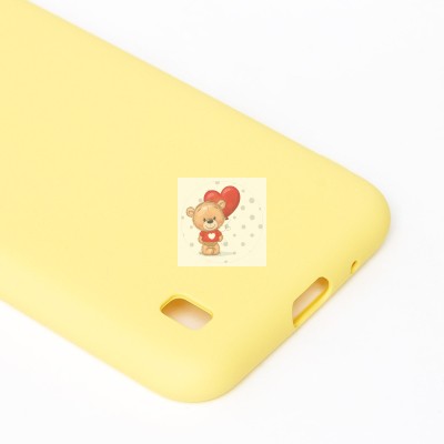 Чехол-накладка для Samsung A015 Galaxy A01 (желтый) Activ Full Original Design