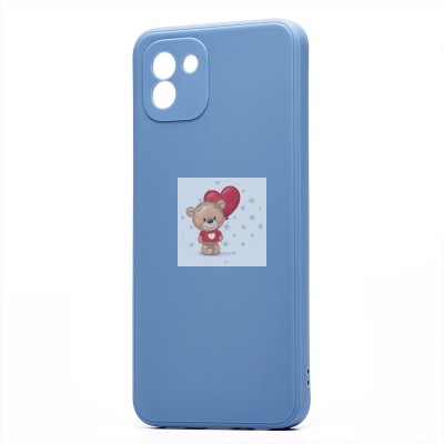 Чехол-накладка для Samsung A035 Galaxy A03 (серый) Activ Full Original Design