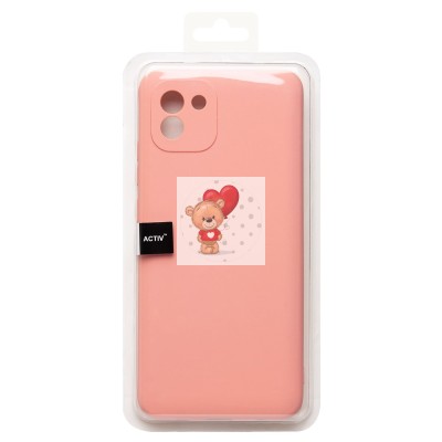 Чехол-накладка для Samsung A035 Galaxy A03 (светло-розовый) Activ Full Original Design