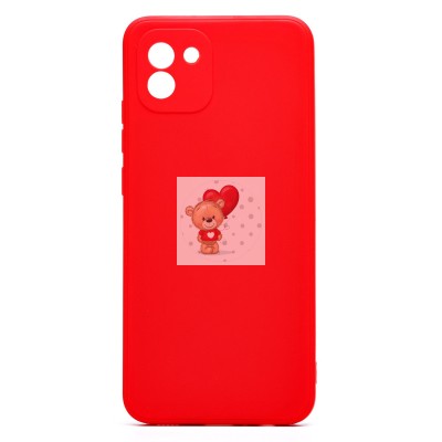 Чехол-накладка для Samsung A035 Galaxy A03 (красный) Activ Full Original Design