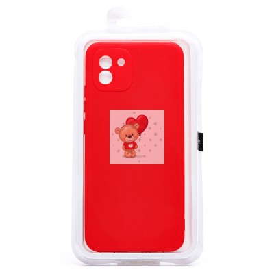 Чехол-накладка для Samsung A035 Galaxy A03 (красный) Activ Full Original Design