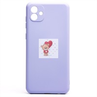 Чехол-накладка для Samsung A045 Galaxy A04 (светло-фиолетовый) Activ Full Original Design