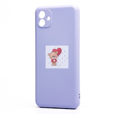 Чехол-накладка для Samsung A045 Galaxy A04 (светло-фиолетовый) Activ Full Original Design