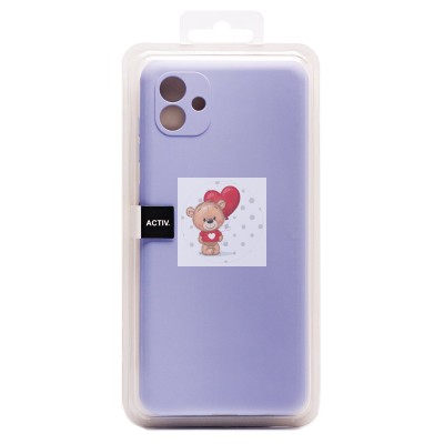 Чехол-накладка для Samsung A045 Galaxy A04 (светло-фиолетовый) Activ Full Original Design