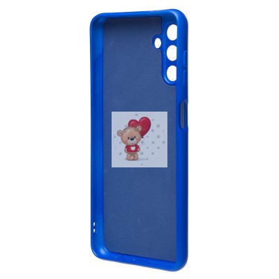 Чехол-накладка для Samsung A047 Galaxy A04s (синий) Activ Full Original Design