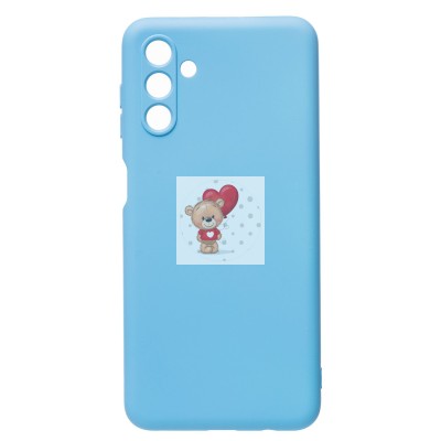 Чехол-накладка для Samsung A047 Galaxy A04s (голубой) Activ Full Original Design