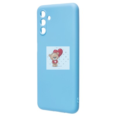 Чехол-накладка для Samsung A047 Galaxy A04s (голубой) Activ Full Original Design