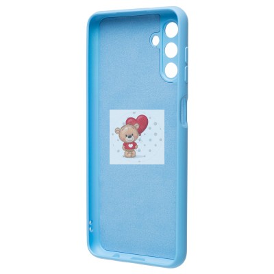 Чехол-накладка для Samsung A047 Galaxy A04s (голубой) Activ Full Original Design