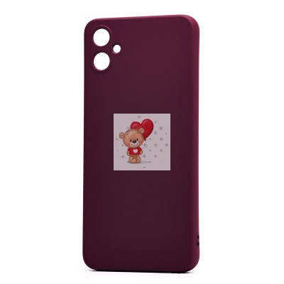 Чехол-накладка для Samsung A055 Galaxy A05 (бордовый) Activ Full Original Design