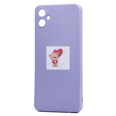 Чехол-накладка для Samsung A055 Galaxy A05 (светло-фиолетовый) Activ Full Original Design