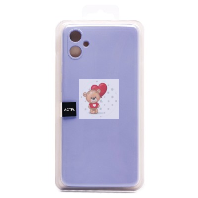 Чехол-накладка для Samsung A055 Galaxy A05 (светло-фиолетовый) Activ Full Original Design