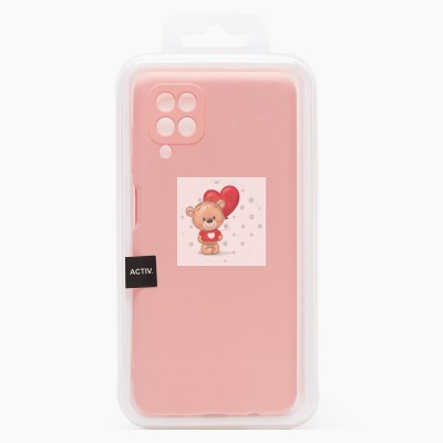 Чехол-накладка для Samsung A125 Galaxy A12 (светло-розовый) Activ Full Original Design