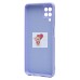 Чехол-накладка для Samsung A125 Galaxy A12 (светло-фиолетовый) Activ Full Original Design