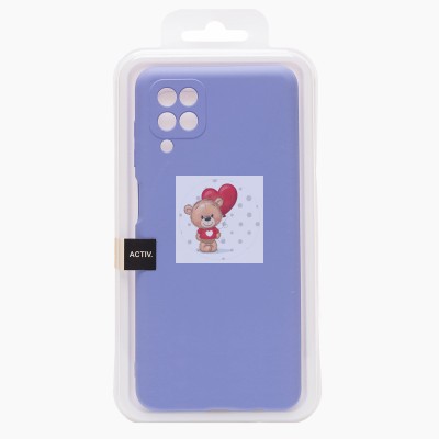 Чехол-накладка для Samsung A125 Galaxy A12 (светло-фиолетовый) Activ Full Original Design