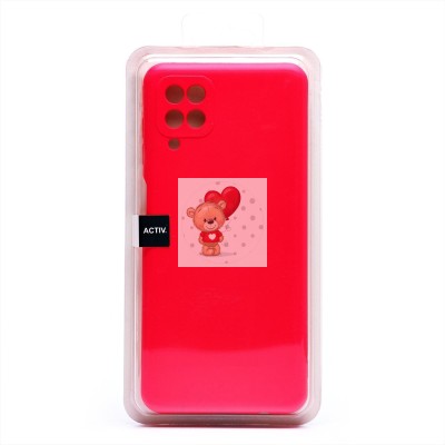 Чехол-накладка для Samsung A125 Galaxy A12 (розовый) Activ Full Original Design