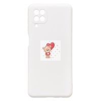 Чехол-накладка для Samsung A125 Galaxy A12 (белый) Activ Full Original Design