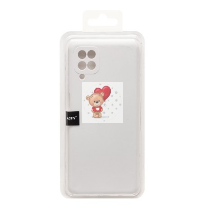 Чехол-накладка для Samsung A125 Galaxy A12 (белый) Activ Full Original Design