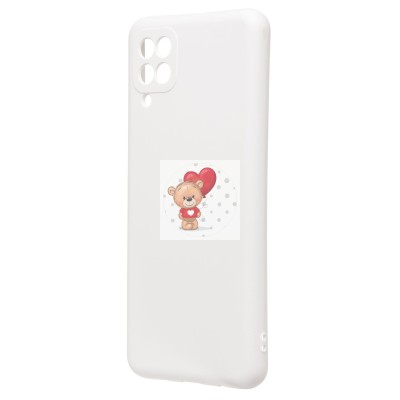 Чехол-накладка для Samsung A125 Galaxy A12 (белый) Activ Full Original Design