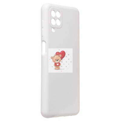 Чехол-накладка для Samsung A125 Galaxy A12 (белый) Activ Full Original Design