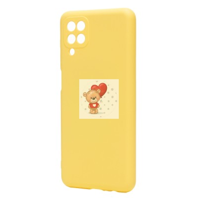 Чехол-накладка для Samsung A125 Galaxy A12 (желтый) Activ Full Original Design