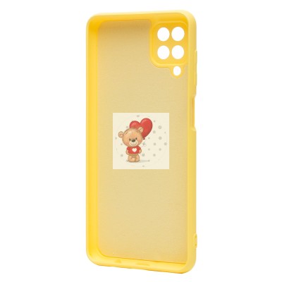 Чехол-накладка для Samsung A125 Galaxy A12 (желтый) Activ Full Original Design