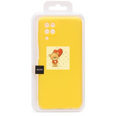 Чехол-накладка для Samsung A125 Galaxy A12 (желтый) Activ Full Original Design