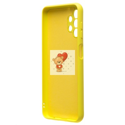 Чехол-накладка для Samsung A135 Galaxy A13 4G (желтый) Activ Full Original Design