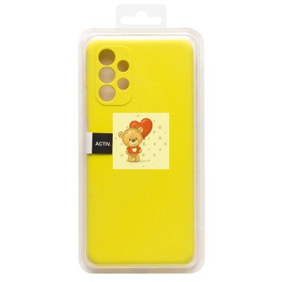 Чехол-накладка для Samsung A135 Galaxy A13 4G (желтый) Activ Full Original Design