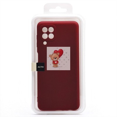 Чехол-накладка для Samsung A225 Galaxy A22 4G (бордовый) Activ Full Original Design